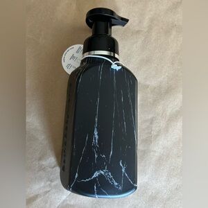 Bath and body works Black faux Marble Soap Dispenser for foam soap